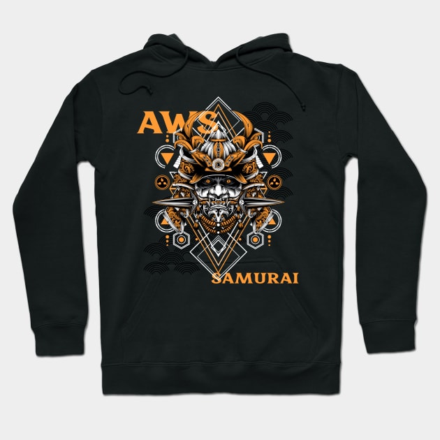 AWS Samurai Hoodie by Cyber Club Tees